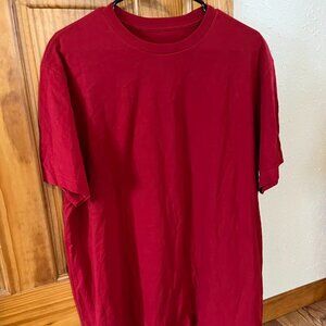 George Crew Neck Short Sleeve Tee, XL (46-48), Red